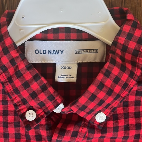 Old Navy boys Buffalo plaid shirt, size 5 - Picture 2 of 5